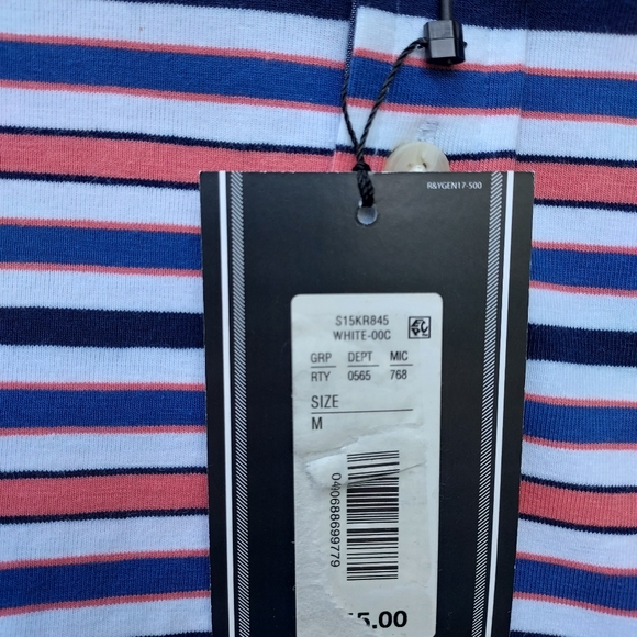 NWT Roundtree and Yorke Polo Shirt - Picture 3 of 8